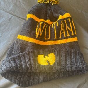 Wu-Tang Clan Black and Yellow Knit Beanie